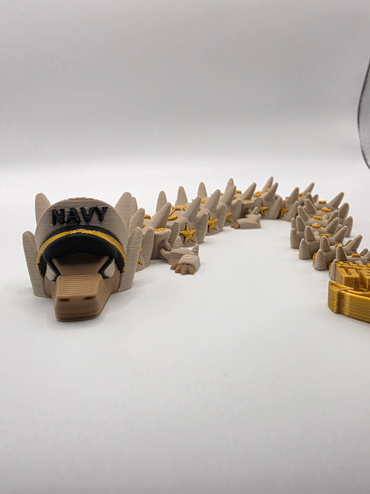 Navy dragons