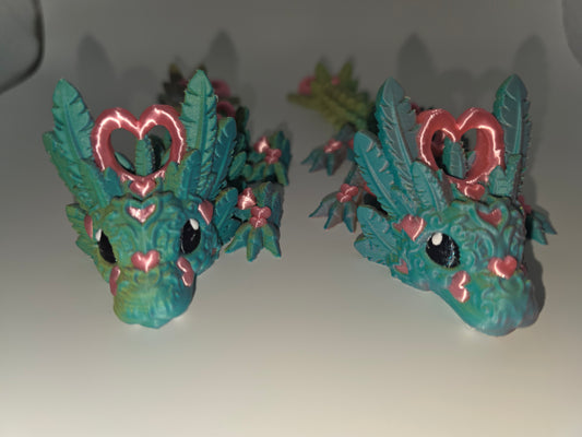 Moonstone/pink Lightheart dragon