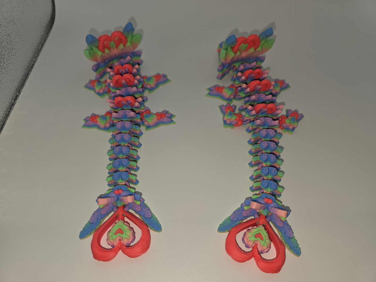 Rainbow/pink Lightheart dragon