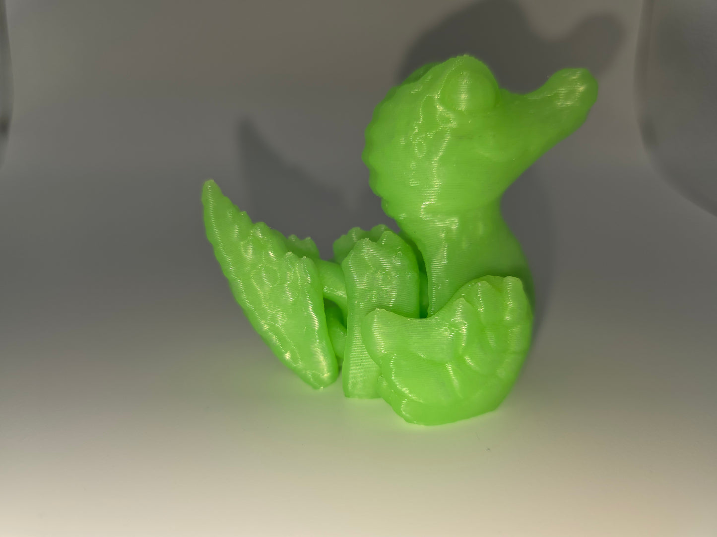 Quackadile (glow in the dark) green