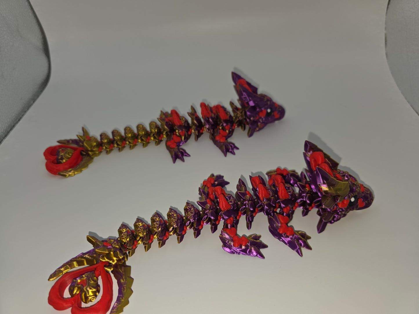 Purple/gold Darkheart dragon