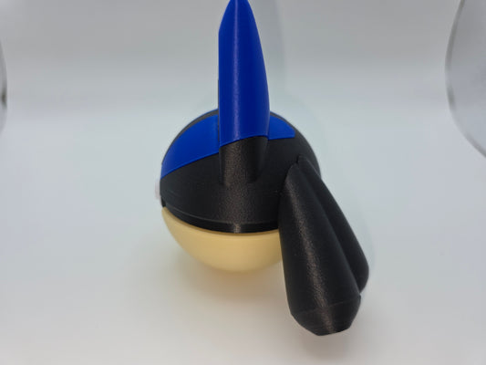 Lucario themed pokeball