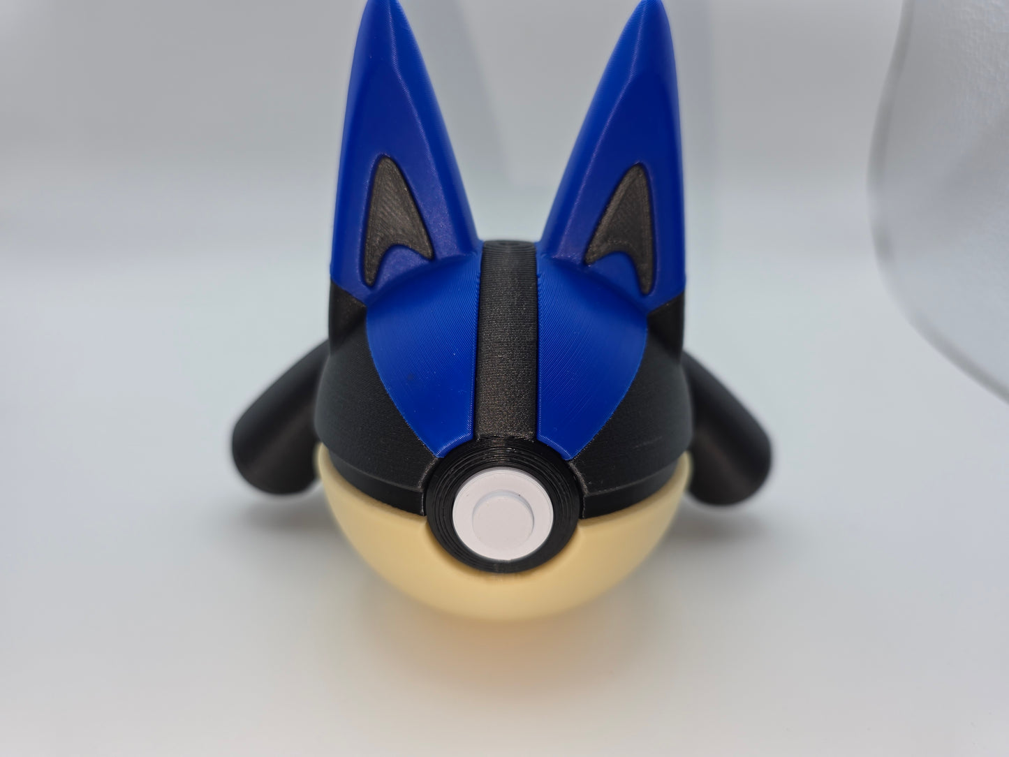 Lucario themed pokeball