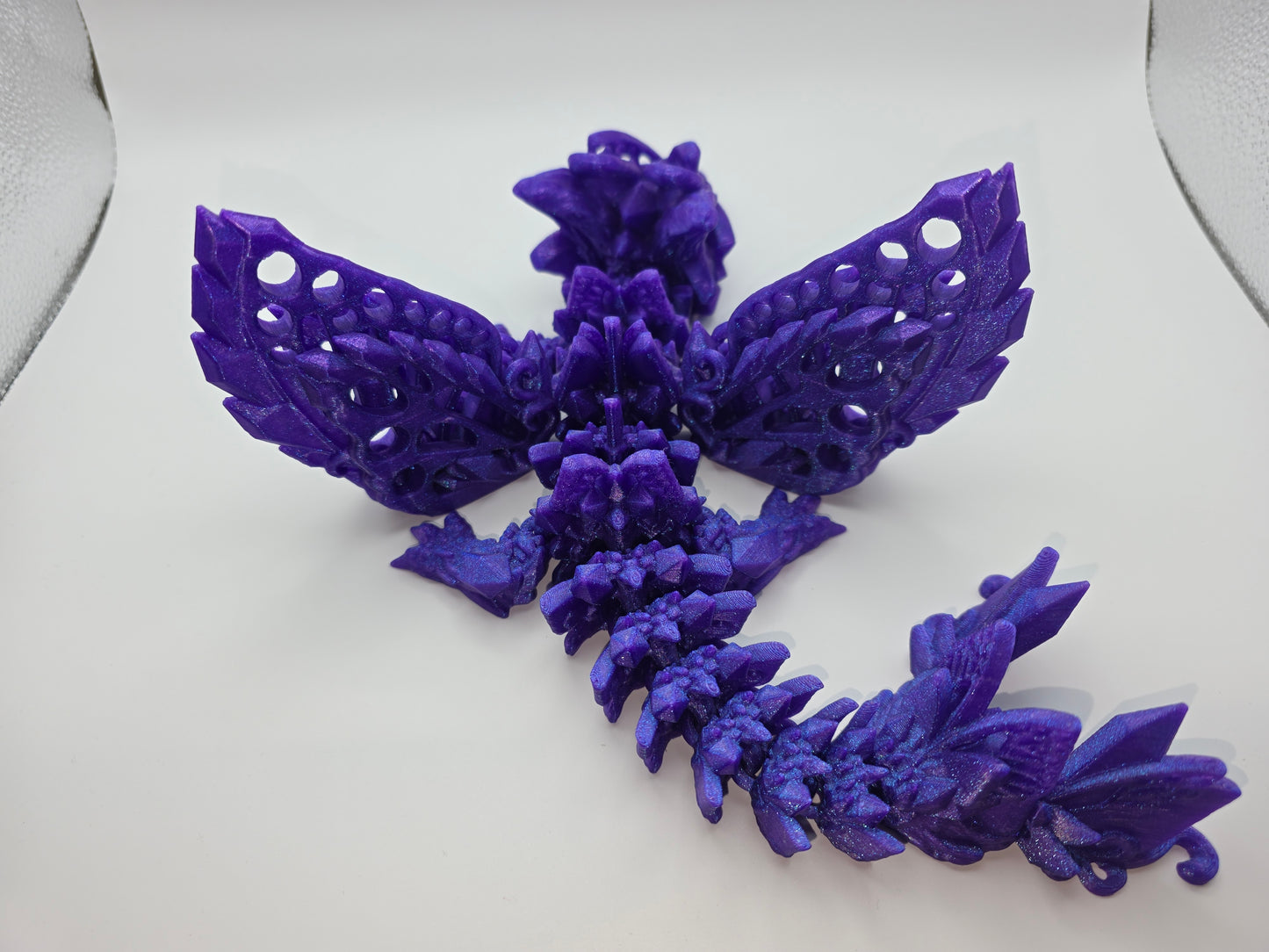 Fae wolf dragon (magic purple)