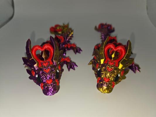 Purple/gold Darkheart dragon