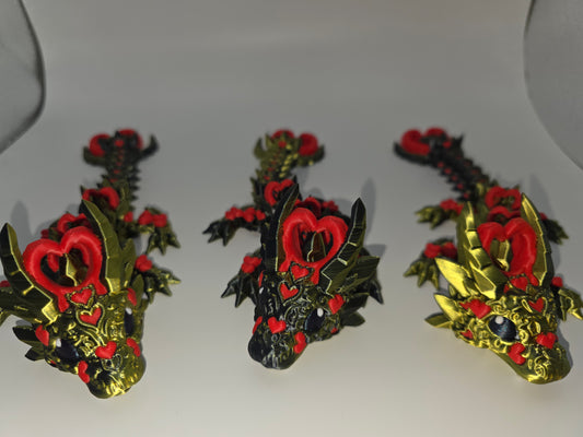 Gold/Black Darkheart dragon