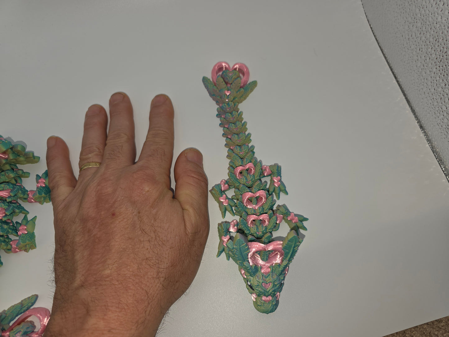 Moonstone/pink Lightheart dragon