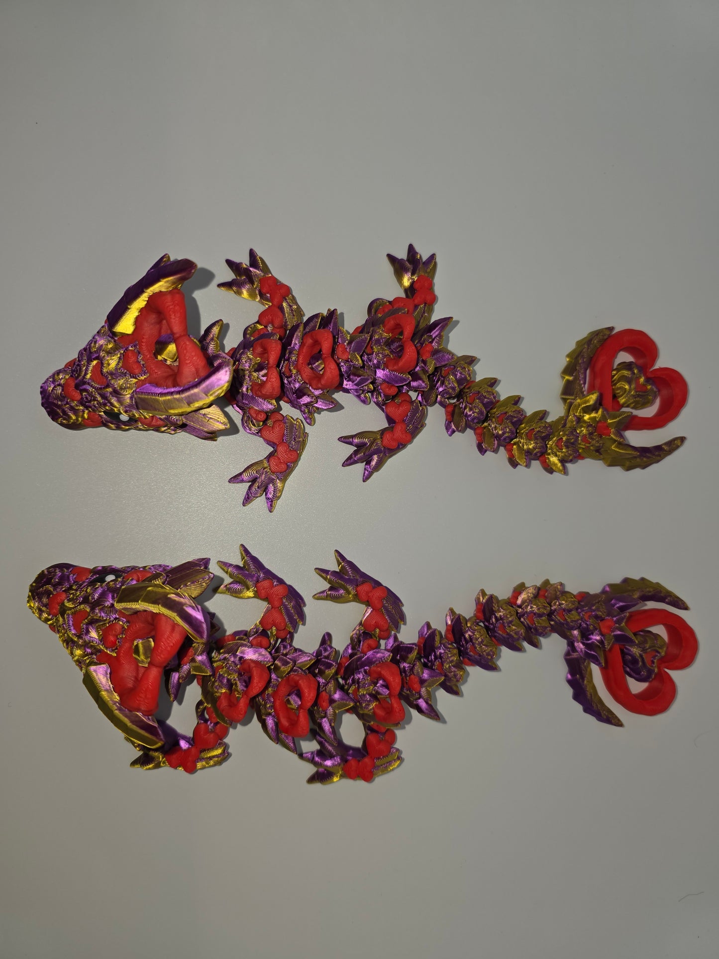 Purple/gold Darkheart dragon