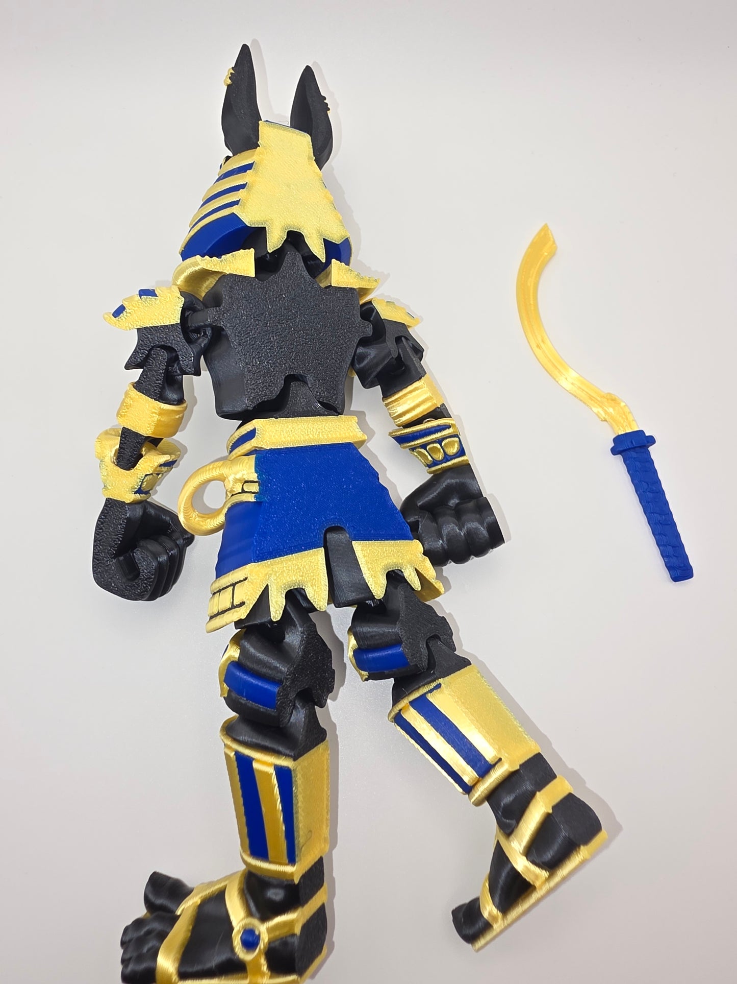 Multi-color Anubus w/removable weapons