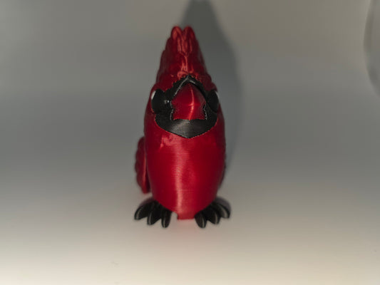Cardinal (articulating red bird)