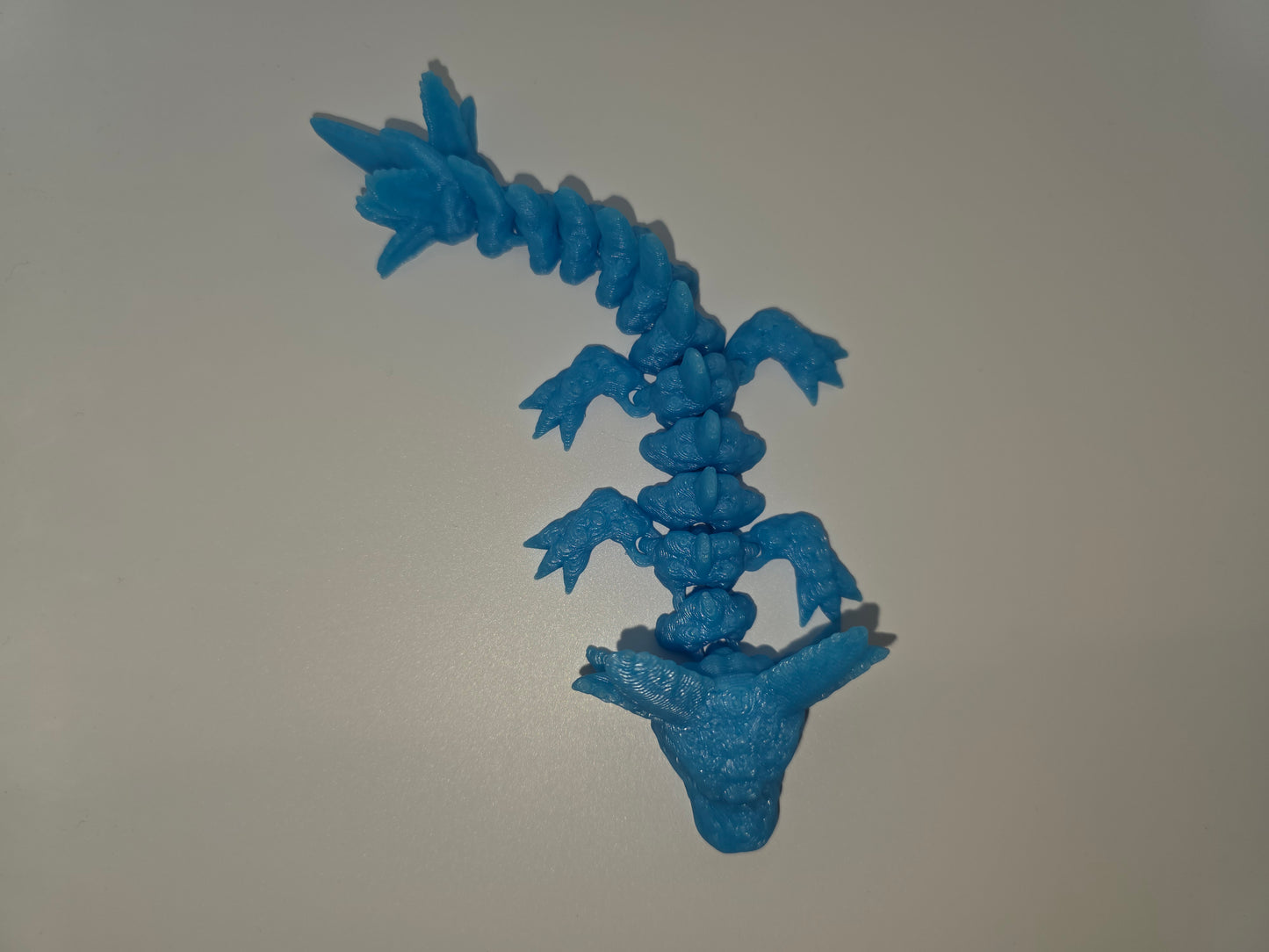 Baby Axolotl (glow in the dark) blue