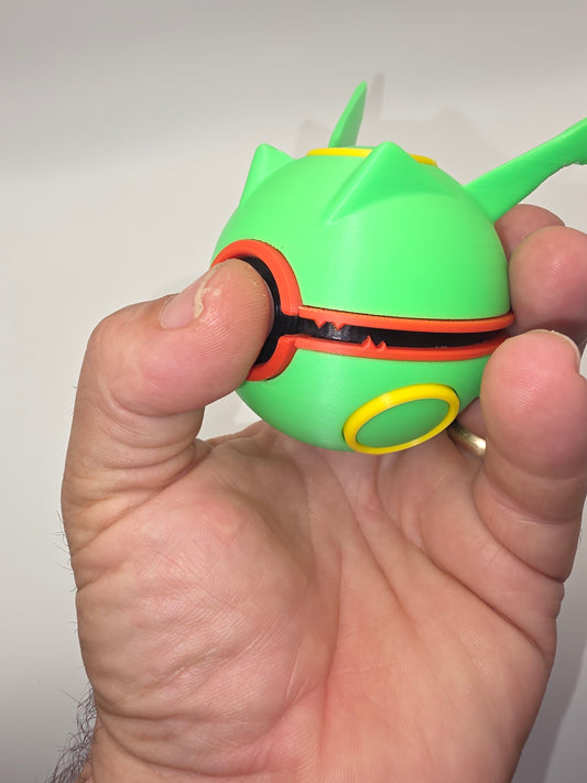 Rayquaza Themed Pokeball w/clicker