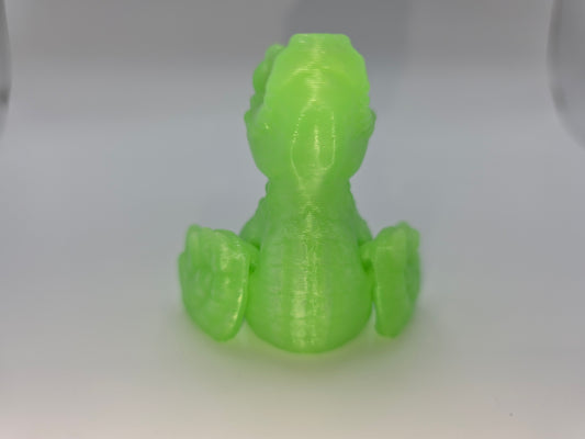 Quackadile (glow in the dark) green