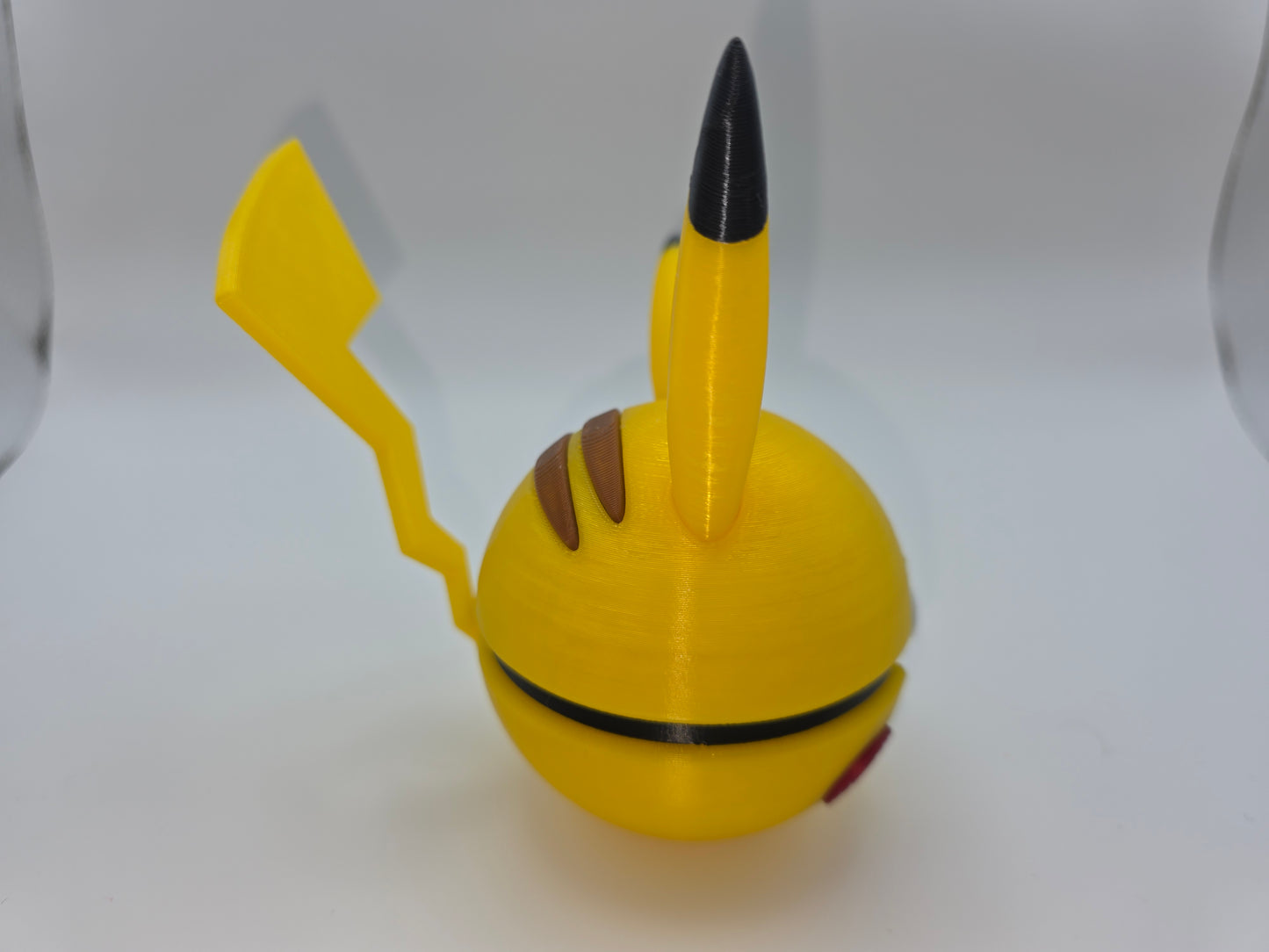 Pikachu themed pokeball