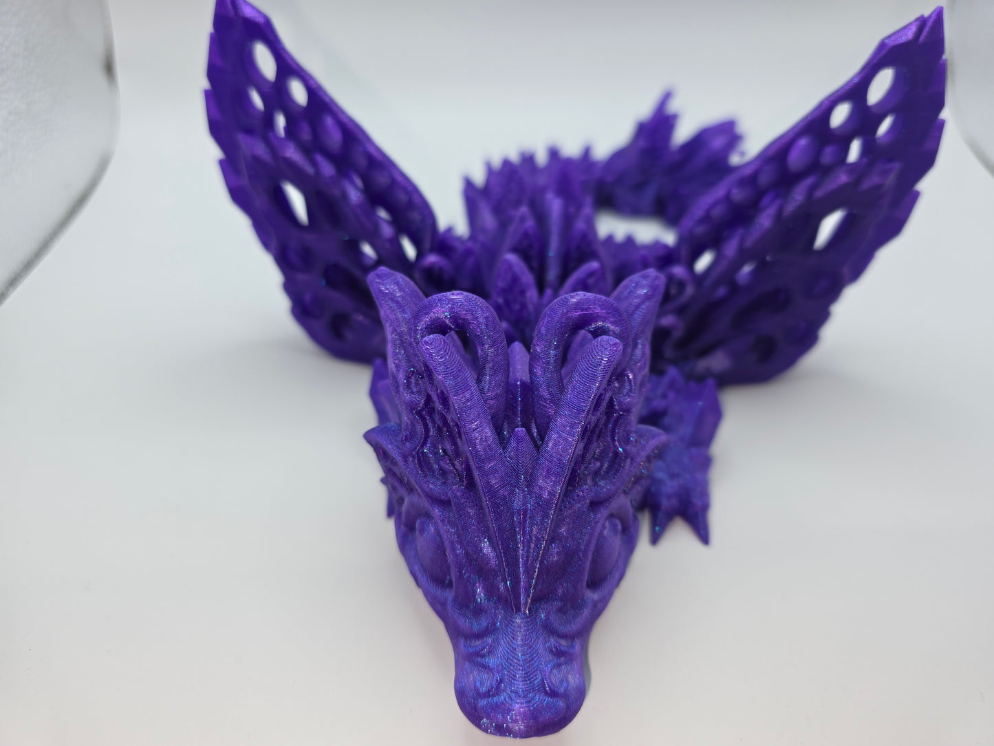 Fae wolf dragon (magic purple)