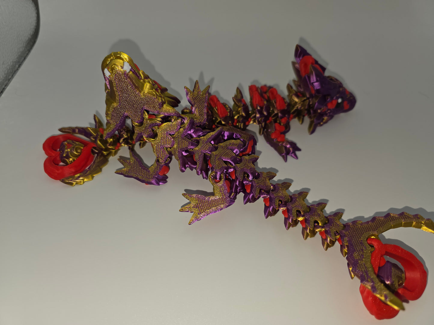 Purple/gold Darkheart dragon