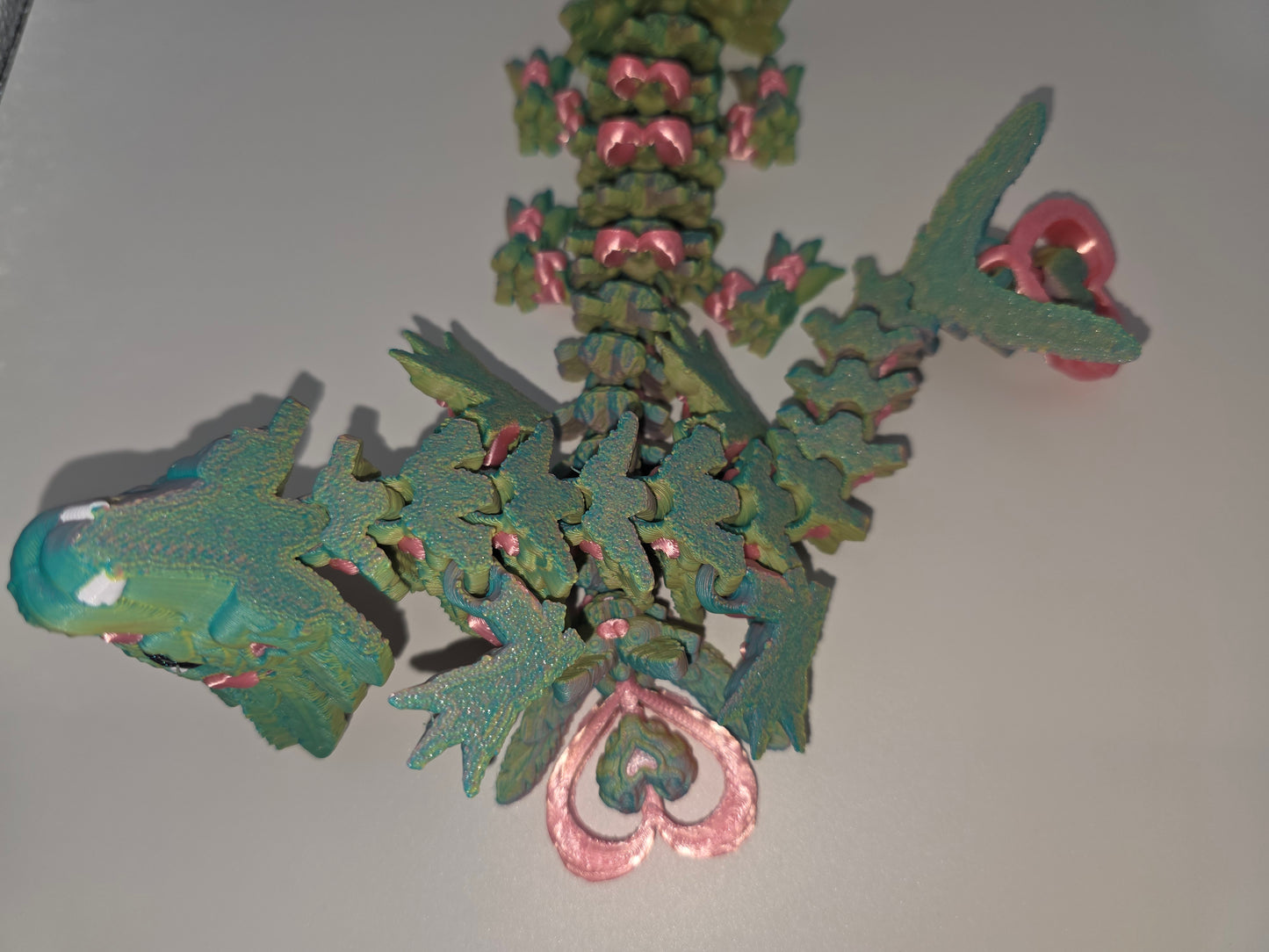 Moonstone/pink Lightheart dragon