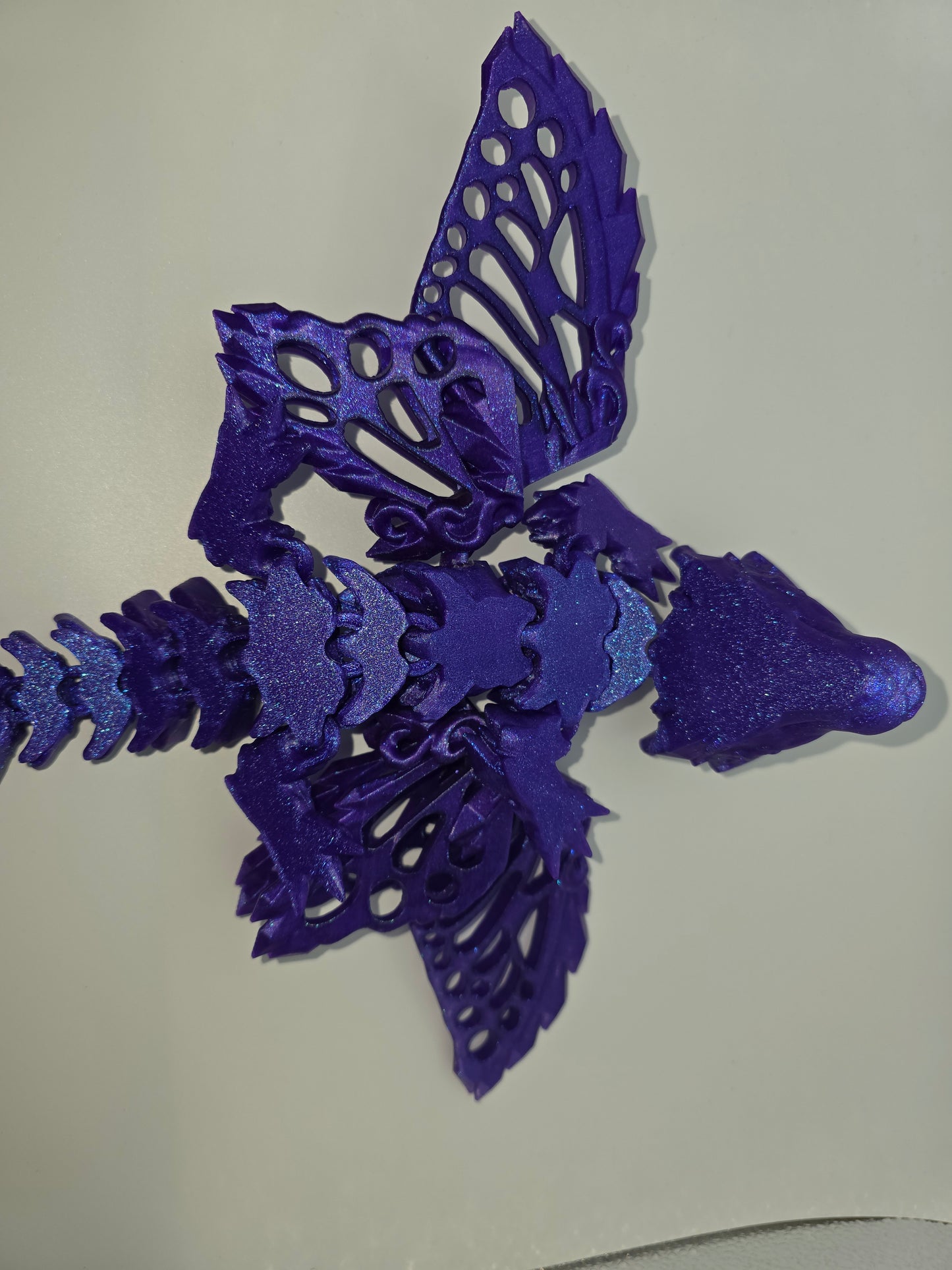 Fae wolf dragon (magic purple)